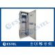 Aluminum Double Wall Outdoor Telecom Cabinet IP55 1 Unit PDU With Front Rear Access