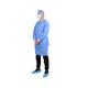 Elastic Disposable Surgeon Gown Acid Proof Hook Loop Collar  Fluid Resistant