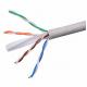 250MHz Bare Copper UTP Ethernet Cable Cat 6 305M Roll 23AWG Long Life