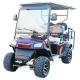 Cheap Electric Golf Cart Four Passenger All Powered Visual Guidance Golf Cart With Armrest Dump Body