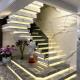 Australian Standard Modern Interior Staircase With Led Marble