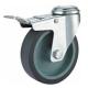 04-Medium duty caster Bolt hole TPR caster with brake