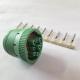 Green Deutsch J1939 Female Connector , Automotive 9 Pin OBD Connector