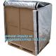 Aluminum Foil Bubble Insulation Material Vapour Battier Pallet Cover, Thermal insulated pallet blankets,