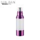 Plastic custom airless pump dispenser bottles for skin lotion cream SR-2108J