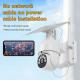 TF Card 4G Camera Solar Powered , Wireless Outdoor Security Cameras With Solar Panels