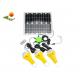 Orange 3PCS Solar Powered Lights For Home Featuring Button Switch Indoor