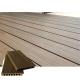 Teak Yard Wood Plastic Capped Composite Deck 157*22mm No Crack Decking