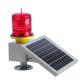 30LED Red Solar Obstruction Light Aviation Warning Lamp with Solar Panel For Tower Crane High Building