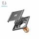 Gun Grey Bathroom Shower Accessories Floor Drain Full Brass Body Multi Layer Coated