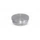 Stainless Steel Flat Hollow End Caps Brushed / Polished For Top Handrails