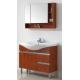 Floor mounted MFC Bathroom Vanity,Wood grain bathroom cabinet,Alum door bathroom cabinet