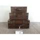 Decorative Plywood Leather L46 Storage Chest Trunk