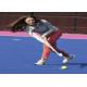 Green / Blue / Red Hockey Artificial Turf Synthetic Grass High Elasticity