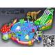 Funny Animal World Inflatable Water Park , Inflatable Entertainment Park with Pool