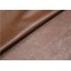 0.6 mm Brown Polyurethane Leather Fabric Twotone Effect Leather For Handbags Shoes