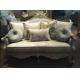 Antique Fabric Living Room Wooden Set Design Upholstery Sofa