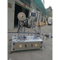 Nozzle Pouch Labeling Machine Self Adhesive Label On Top Labeler With Coder