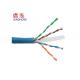 23AWG 0.58MM UTP Network Cable , Bulk CAT6 Patch Cables Conductor Resistance