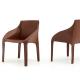 Custom Leather Cover Brizia Chair / Trussardi Casa Bedroom Furniture
