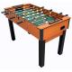 4FT Deluxe Football Table with telescopic play rods wood color PVC finish