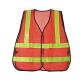 Unisex Mesh PVC Reflective Tape Safety Vest for Construction Heavy-Duty and