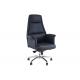 Rotating High Back Ergonomic 80cm Leather Swivel Office Chair