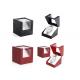 Presentation Gift Paper Watch Box Black / Red Custom Logo Color High - Grade