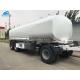 Carbon Steel Full Oil Tank Trailer , Fuel Tanker Trailer With 12.00r20 Tire