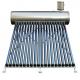 Integrated low pressure solar evacuated tube water heater