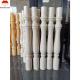Customized Hotel or Villa White Marble Alabaster Stair Baluster Modern Design Style