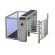 Semi Automatic Security Half Height Turnstile Compatible IC / ID Card