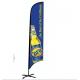 custom flags banners Outdoor Advertising Flying Feather Beach Flag