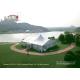 20 x 25m 500sqm Aluminum Outdoor Party Tents A Shape With Lining Curtain