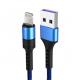 3A Smart  Fast Charging Nylon Lightning Cable Stable Current Easy To Install