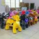 Hansel battery powered ride on animals coin operated electric toy car mechanical walking animal bike ride on animals