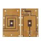 Double Sided High Frequency PCB Design 2 Layer 1.6mm 35um Taconic FR4