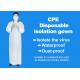Hospital Disposable Non Sterile Long Sleeve CPE Impervious Gown