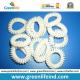 Solid White Plastic Coil Wrist Bracelet Safe Holder