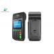 60 Hz Android Mobile Pos Terminal Black Color With Card Reader