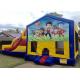 Super Mario 3D World Inflatable Combo, Logo printing Inflatable bouncer slide combo