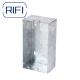 3x3 3x6 35mm Deep GI Electric Switch Box Galvanized GI Switch Metal Junction Box