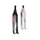 White / Black Rigid Custom Bike Forks 800 Grams With SPF Forming Technology