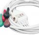 Button ECG Snap Cable Physical Therapy Electrodes Cable OEM