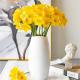 Yellow Silk Fake Daffodils Bulk Artificial Narcissus Flowers Custom