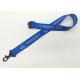 Blue sublimation printing lanyards/ heat transfer lanyards with plastic lobster clip