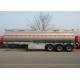 CIMC Tri - Axle Fuel Tanker Truck Semi Trailer 50 - 80 Tons For Carrying Oil