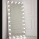 Full Length Hollywood 50x Magnifying Mirror Customzied