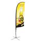 Flying Feather Flag Banners Custom Single Side / Double Sides Printing