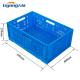 Fruit Yellow Stackable Plastic Crate Reusable Plastic Moving Boxes